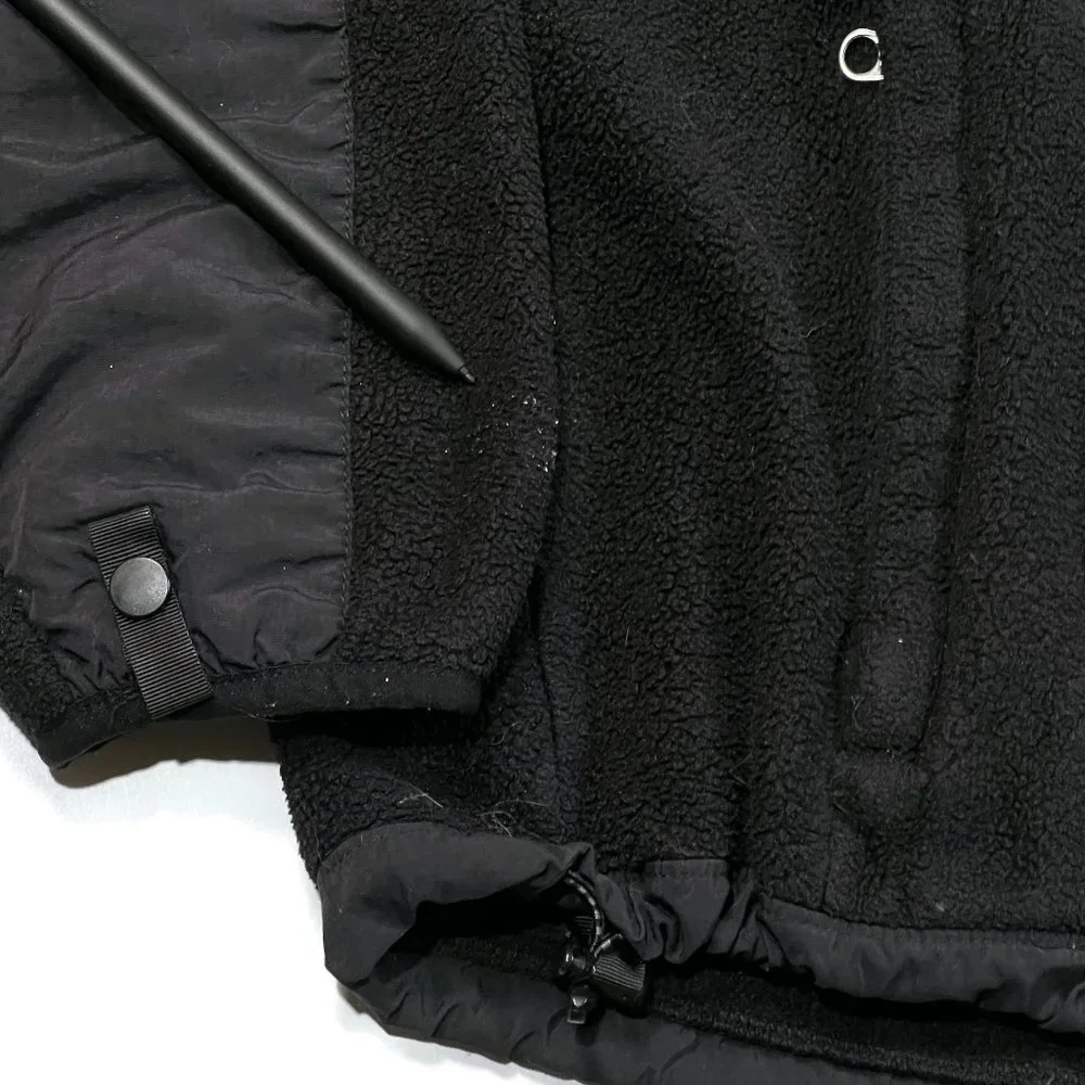 The North‎ Face Denali Jacket Womens Medium Black Full Zip Fleece Polartec